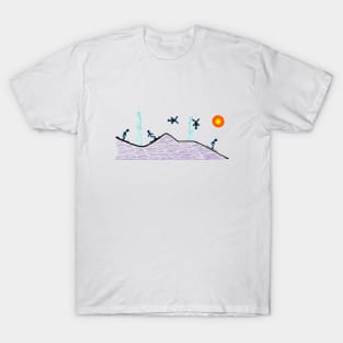 Terrain Park Skiing T-Shirt